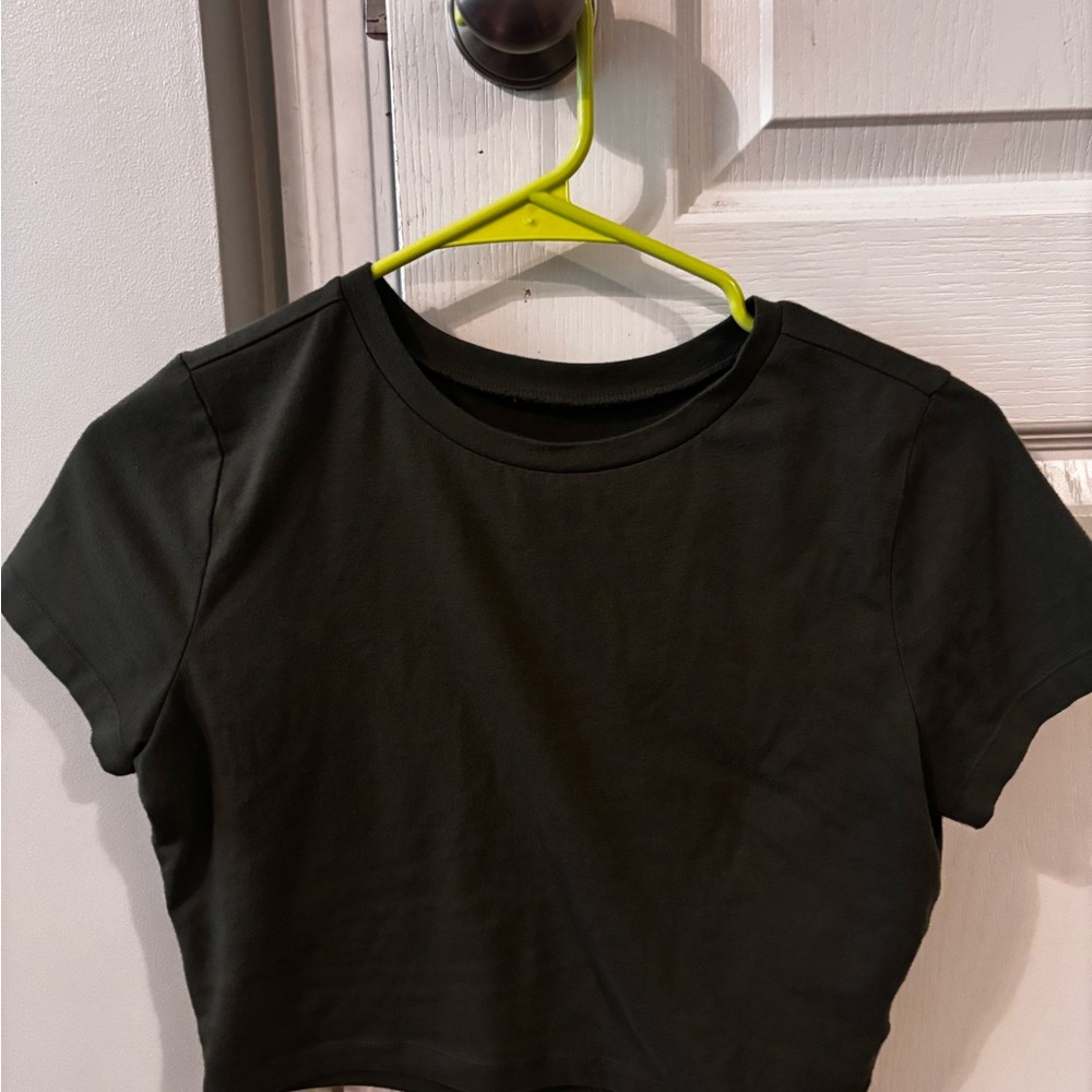 Wild Fable Black Crop Top